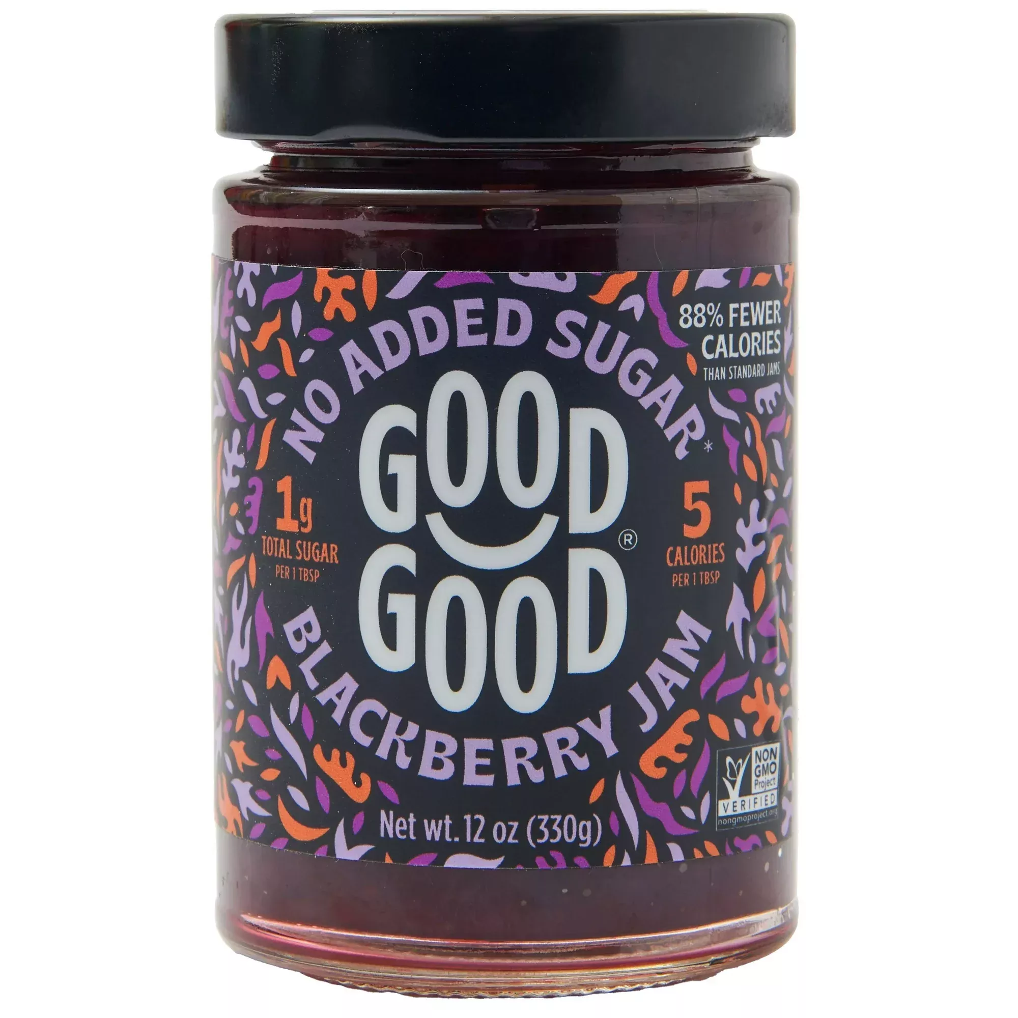 Good Good Blackberry Jam, Case of 6 (12 oz Each)